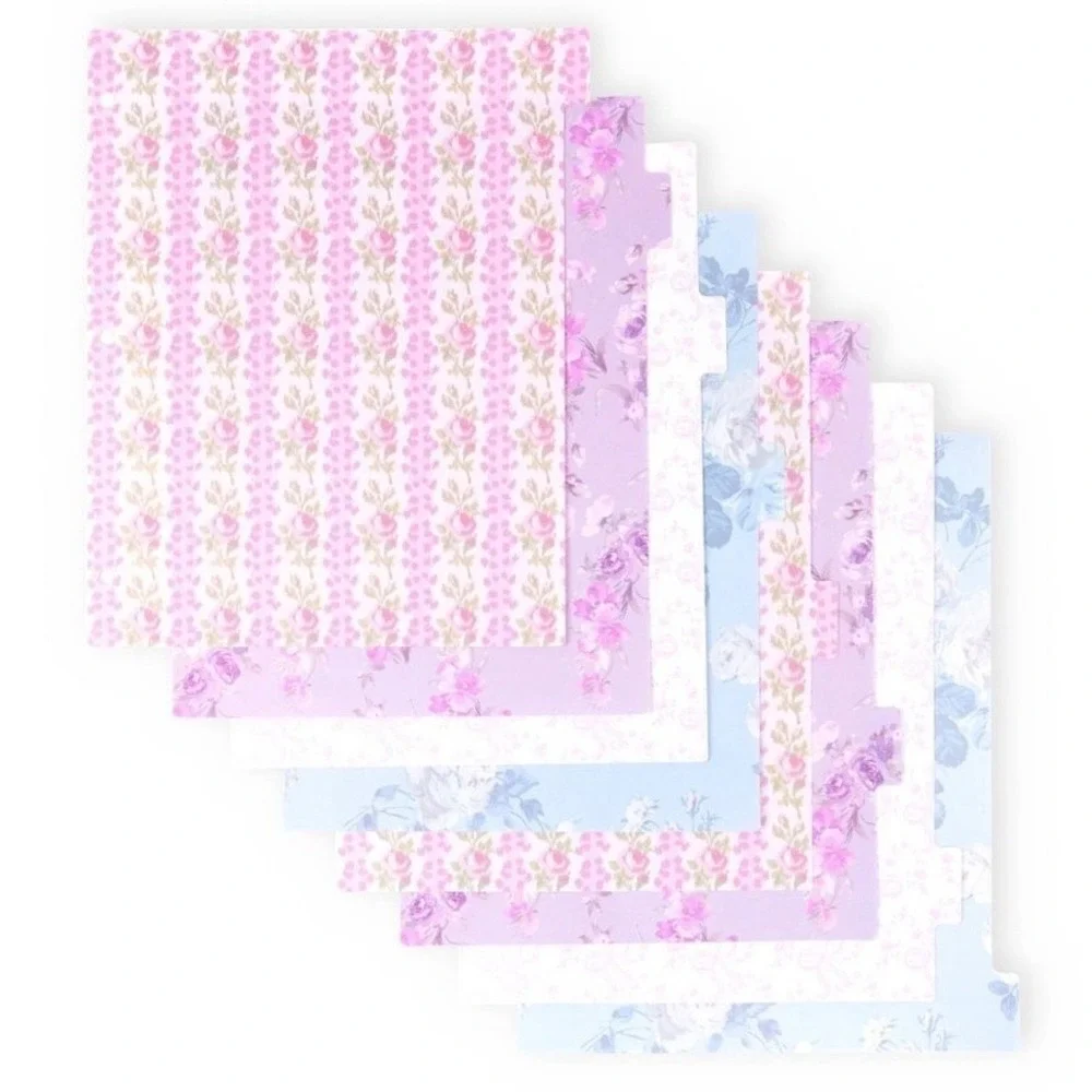 Love Shack Fancy Binder Dividers 8 Tabs Coquette School Target Yoobi Floral NEW